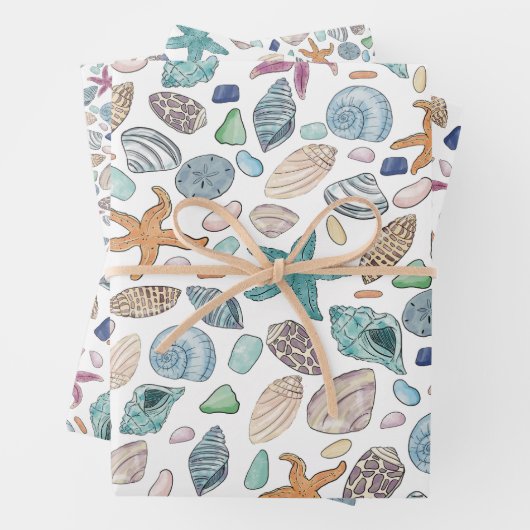 Seaside Paper Set van 3 (In situ)