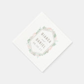 Seaside Pastels Wedding Servetten (Hoek)