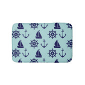 Seaside Pattern Badmat (Voorkant)