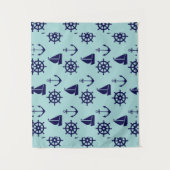 Seaside Pattern Wandkleed (Voorkant)