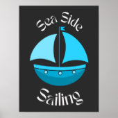 Seaside Sailing Poster (Voorkant)