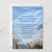 Seaside Sand Dunes Family Reunion Invitation (Devant)
