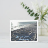 Seaside Sandcastle Briefkaart (Staand voorkant)