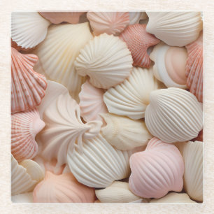 Seaside Seashells Glass Onderzetter