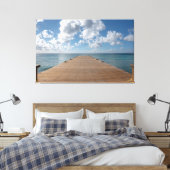 Seaside Serenity Canvas Afdruk (Insitu (Slaapkamer))