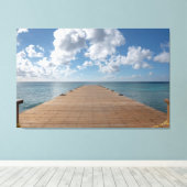 Seaside Serenity Canvas Afdruk (Insitu (Houten vloer))