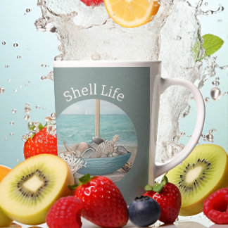 Seaside Serenity Shell Life Collectie Koffiemok