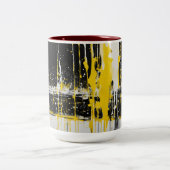 "Seaside Serenity: Two-Tone Mok met Beach-Inspire (Center)