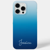 Seaside Sky en Ocean Blue Ombre Case-Mate iPhone Case (Achterkant)