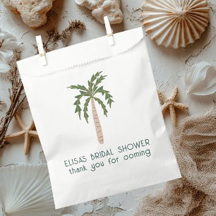 Seaside Soiree Vrijgezellenfeest Palm Tree CUSTOM Bedankzakje