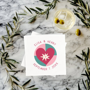 Seaside Soiree WEDDING Engagement Modern CUSTOM Servet