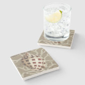 Seaside Sonnet I Stenen Onderzetter (Zijkant)