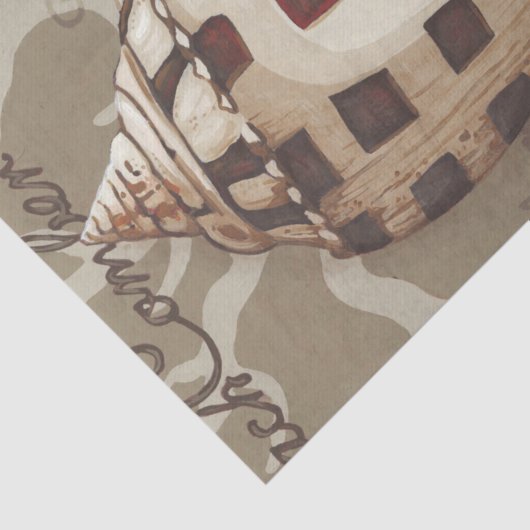 Seaside Sonnet I Tissuepapier (Detail)