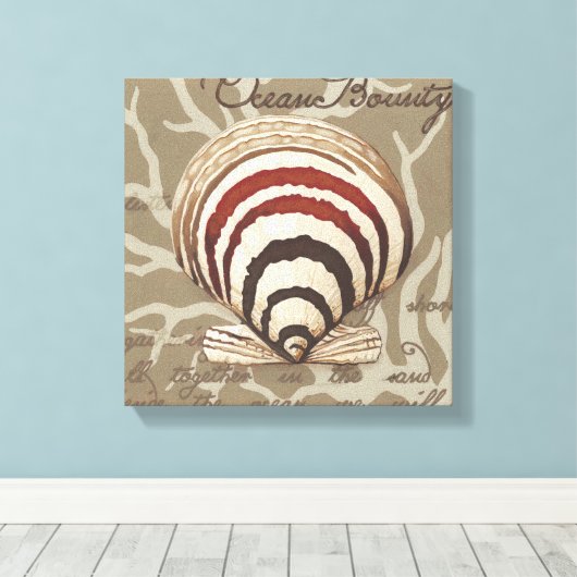 Seaside Sonnet II Canvas Afdruk (Insitu (Houten vloer))