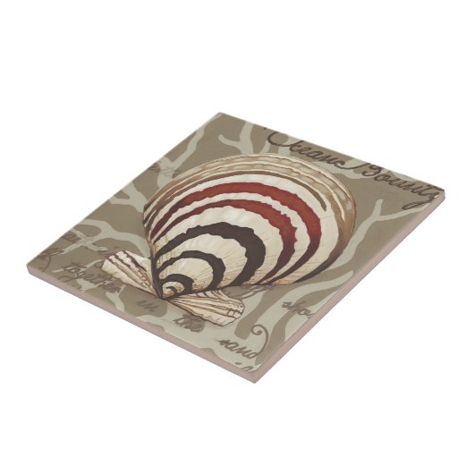 Seaside Sonnet II Tegeltje (Zijkant)