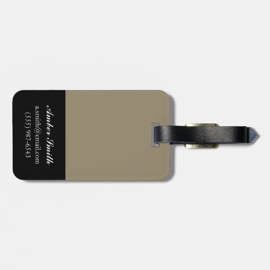 Seaside Sonnet III Bagagelabel (Achterkant horizontaal)