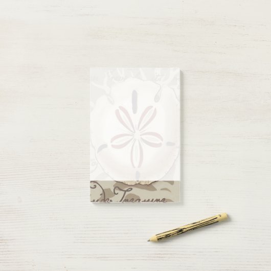 Seaside Sonnet III Post-it® Notes (Op bureau)