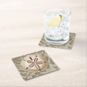 Seaside Sonnet III Vierkante Kartonnen Onderzetter (Insitu)