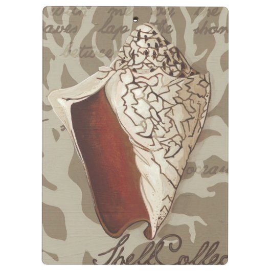 Seaside Sonnet IV Klembord (Achterkant)