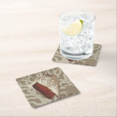 Seaside Sonnet IV Vierkante Kartonnen Onderzetter (Insitu)