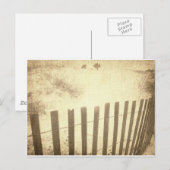 Seaside strand fence briefkaart (Voorkant / Achterkant)