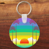 Seaside Sunset Sleutelhanger (Voorkant)