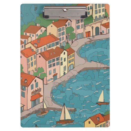 Seaside Town Klembord (Voorkant)