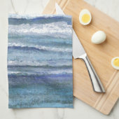 Seaside Uitzicht Ocean Art Theedoek (Quarter Fold)