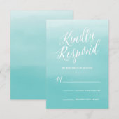 Seaside | Vragenkaart RSVP Kaartje (Voorkant / Achterkant)