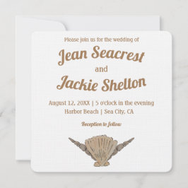 Seaside Wedding Coastal Kaart