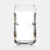 Seaside Window View Watercolor Coastal Scene (Droite)