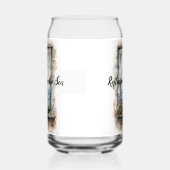 Seaside Window View Watercolor Coastal Scene (Gauche)