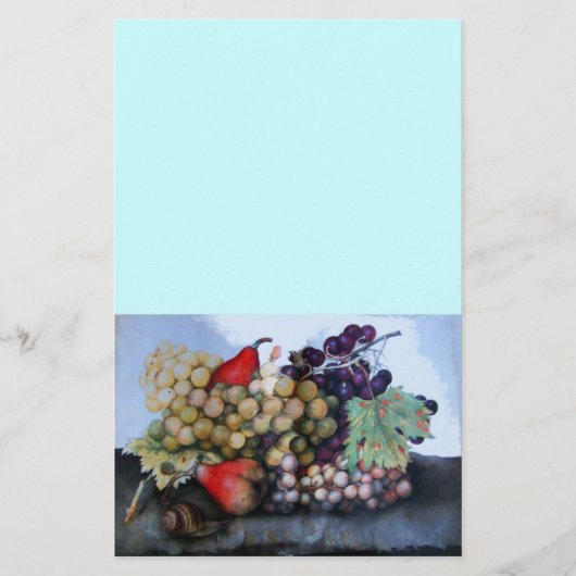 SEASON ' S FRUITS 1 - GRAPES EN PEARS BRIEFPAPIER (Voorkant)