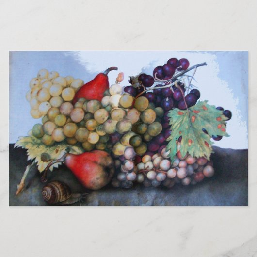 SEASON ' S FRUITS 1 - GRAPES EN PEARS BRIEFPAPIER (Voorkant)