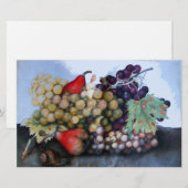 SEASON ' S FRUITS 1 - GRAPES EN PEARS BRIEFPAPIER (Voorkant / Achterkant)