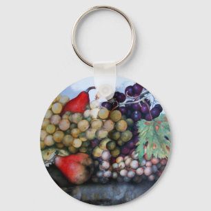 SEASON ' S FRUITS 1 - GRAPES EN PEARS SLEUTELHANGER