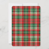 Season’s Gatherings Christmas Party Invitation  Kaart (Achterkant)