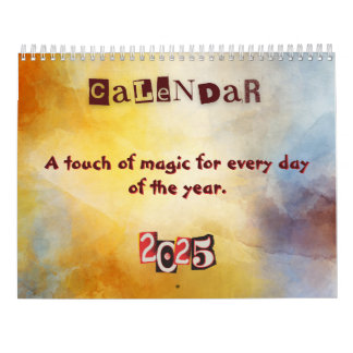 Seasonal Calendar with Artwork 2025  Kalender