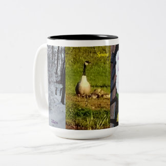 Seasonal mug tweekleurige koffiemok