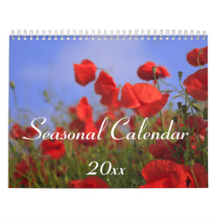 Seasonal Wall Calendar Kalender