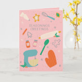 Seasoning Salutations Fête Carte de voeux (Fleur jaune)