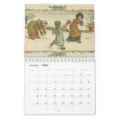  Seasons beroemd gemaakt door Kate Greenaway Flowe Kalender (Jan 2026)