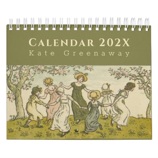  Seasons beroemd gemaakt door Kate Greenaway Flowe Kalender (Hoes)