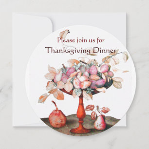 SEASON'S FRUITS 5 Thanksgiving Dinner Party Kaart