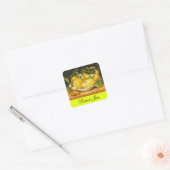 SEASON'S FRUITS LEMON JAM , PRESERVE , CANNING JAR VIERKANTE STICKER (Envelop)