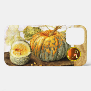 SEASON'S FRUITS/PUMPKINS MONOGRAM iPhone 12 HOESJE