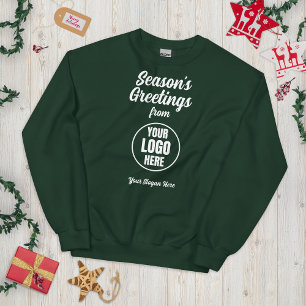 Season's Greetings Business Logo Slogan Kerst Trui