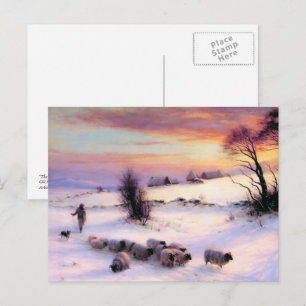 Season's Greetings. Fine Art Christmas Postcards Feestdagenkaart