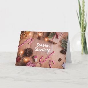 *SEASONS GREETINGS* VOOR IEDEREEN DIT JAAR! VAKANT FEESTDAGEN KAART