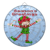 Season's Groeten Elf Dart Board Dartbord (Voorkant)